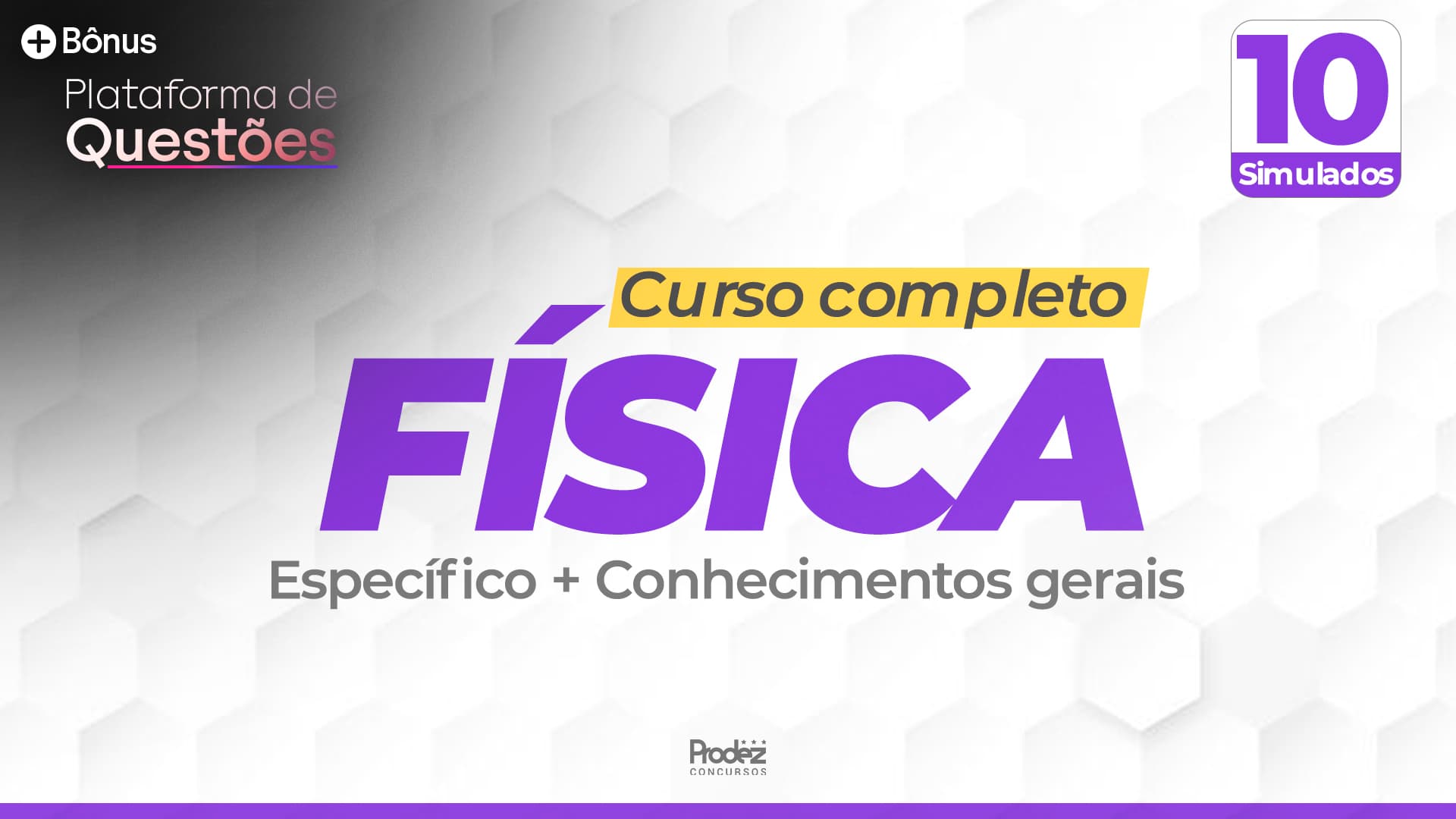 Física | Específica + Gerais (Concursos e ACTs SC) + Questões