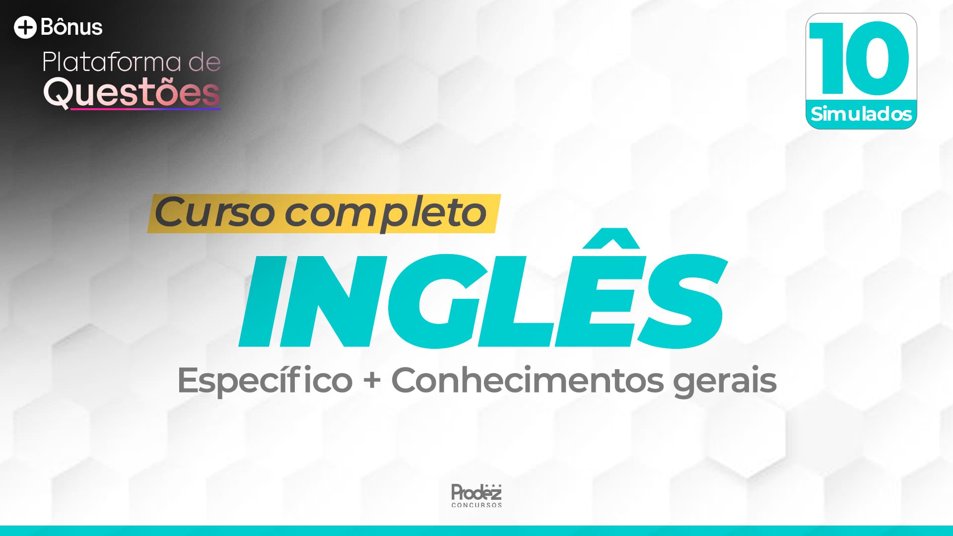 Inglês | Específica + Gerais (Concursos e ACTs SC) + Questões