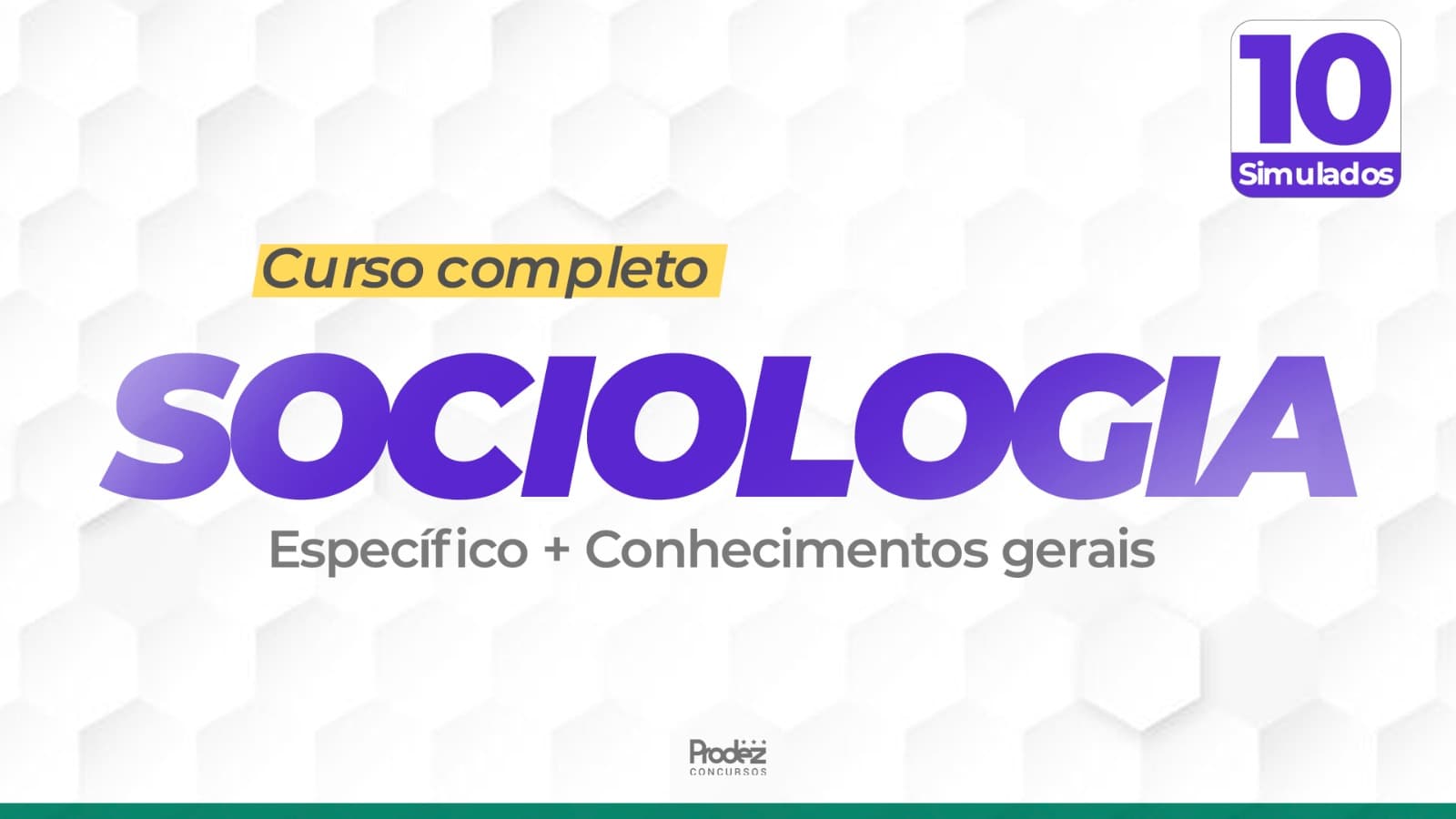 Sociologia | Específica + Gerais (Concursos e ACTs SC) + Questões