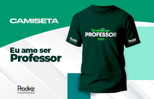 Camiseta Eu amo ser Professor (Restrito para Aulões, TAF e Prova)