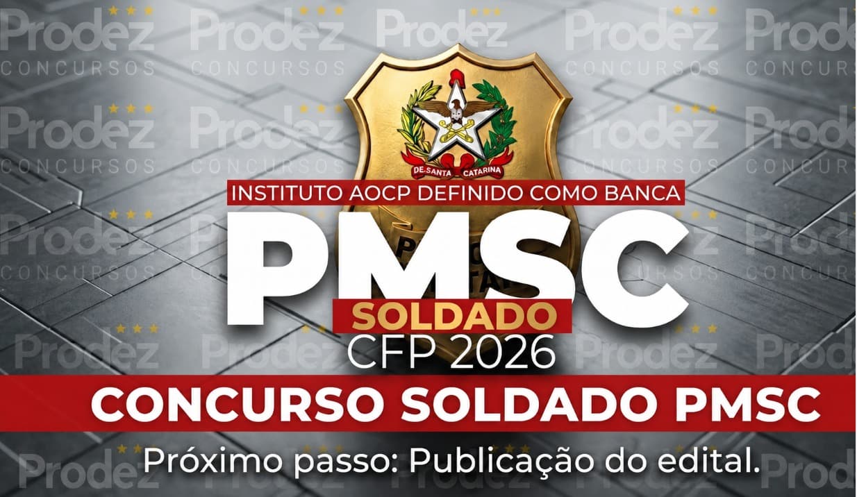 Banca Definida PMSC | Instituto AOCP