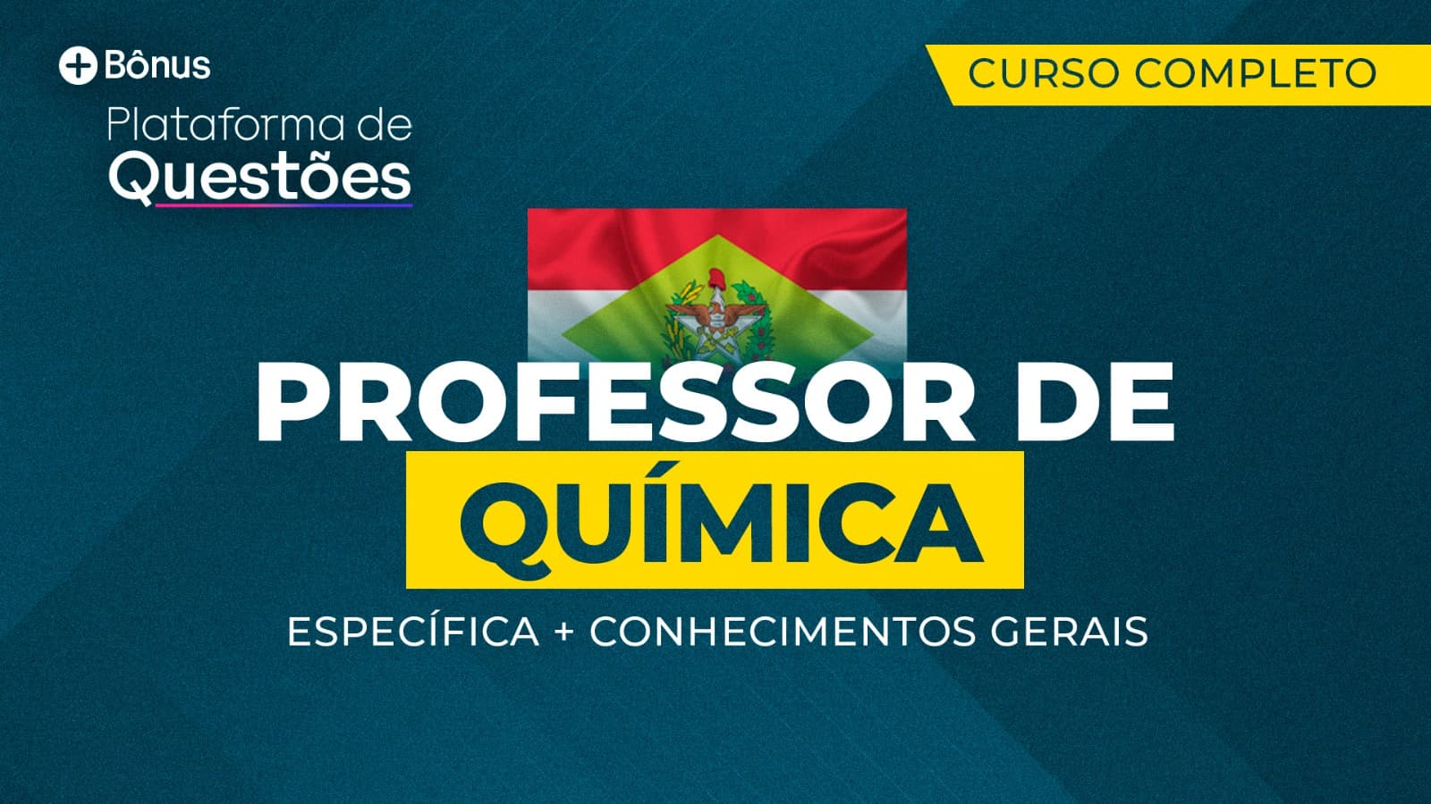 Química | Curso Completo Específica + Gerais (Concursos e ACTs SC) + Questões