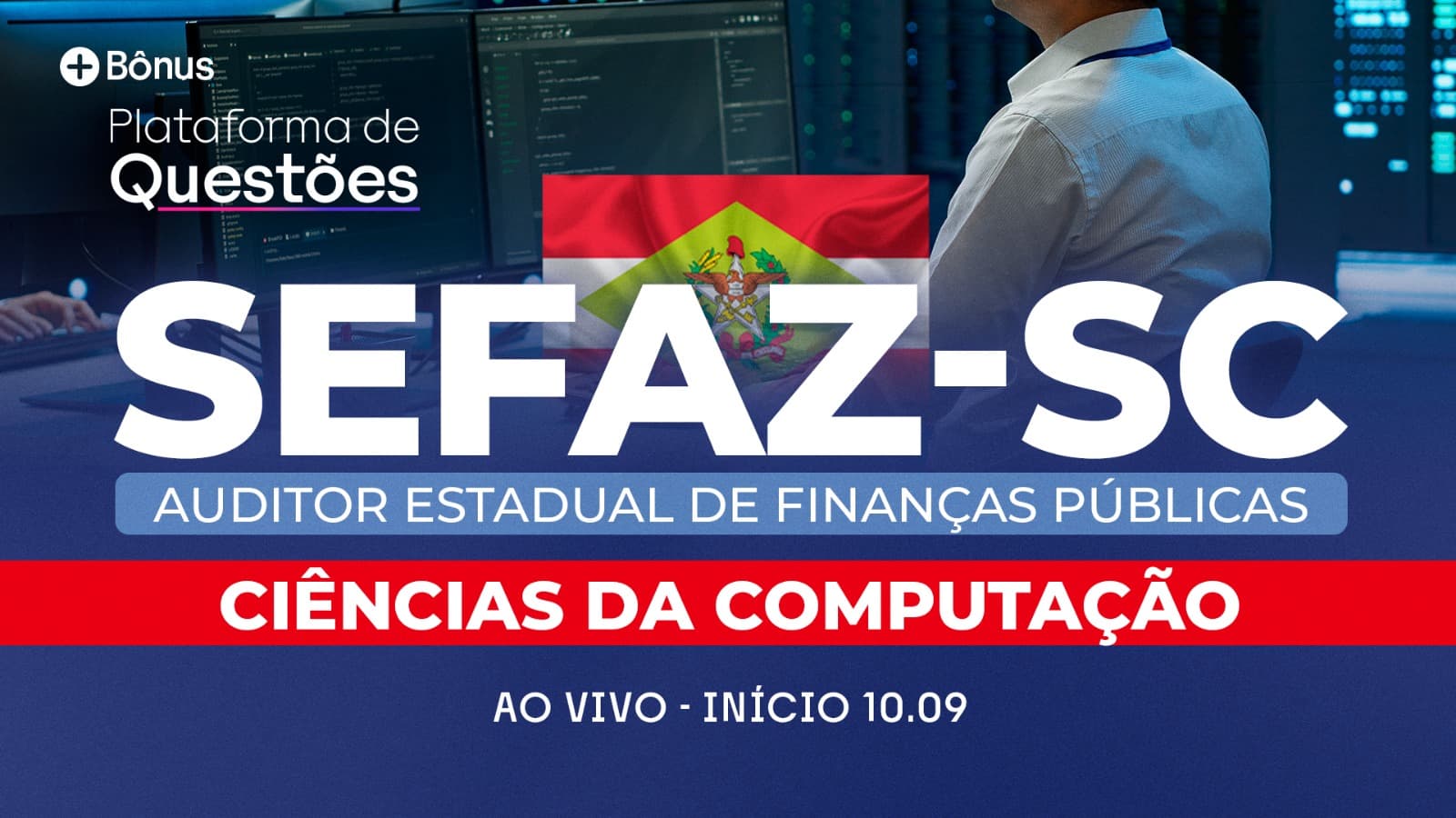 SEFAZ-SC | Pós-edital AVANÇADO e ao vivo! (Ciências da Computação)