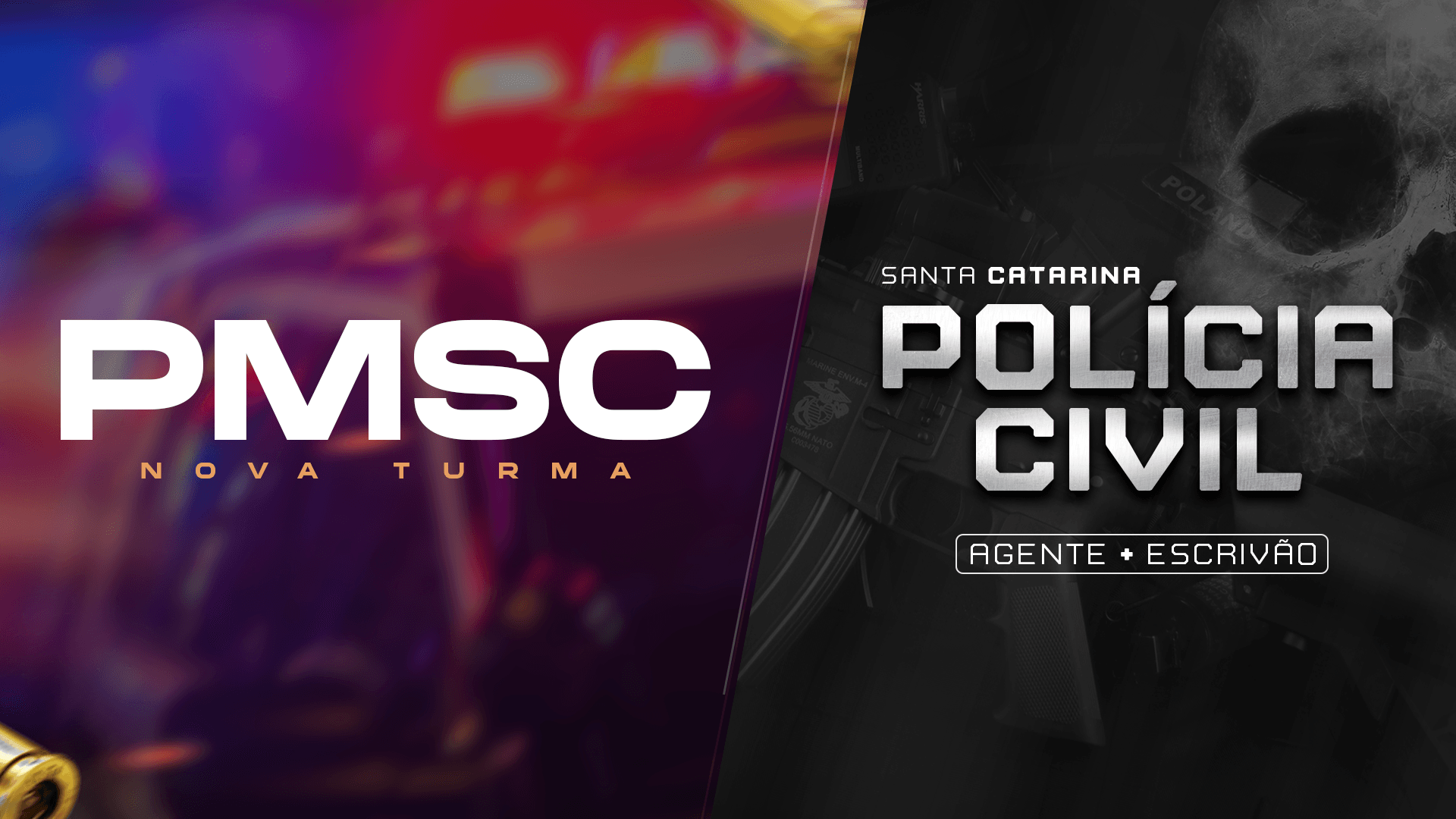 NOVA TURMA | PCSC + PMSC (+ Elite PCSC + Elite PMSC) + Redações