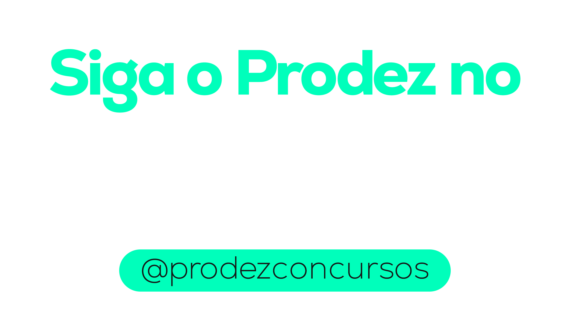 Siga o Prodez no Instagram